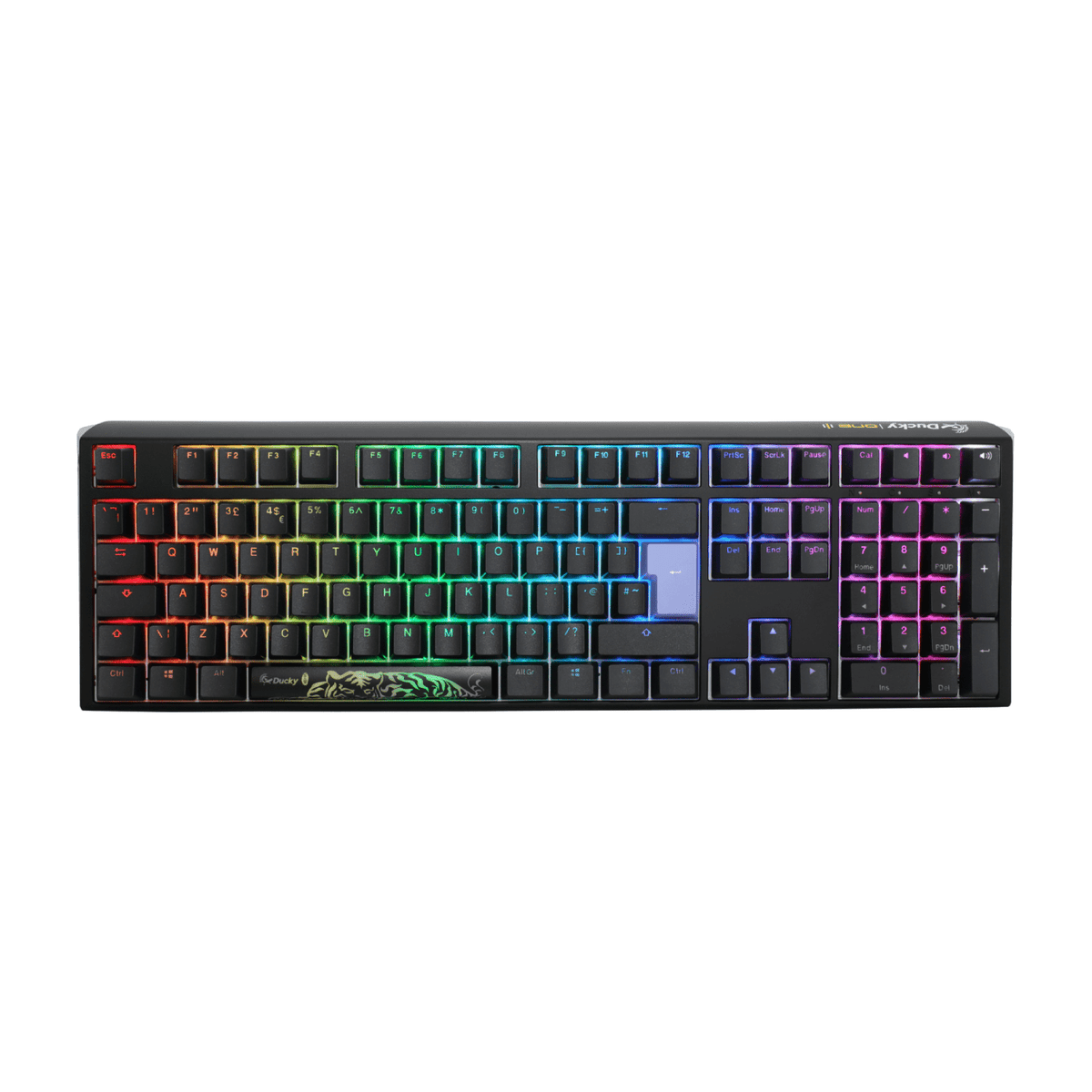 Ducky One 3 Black UK ISO RGB Cherry MX Silver