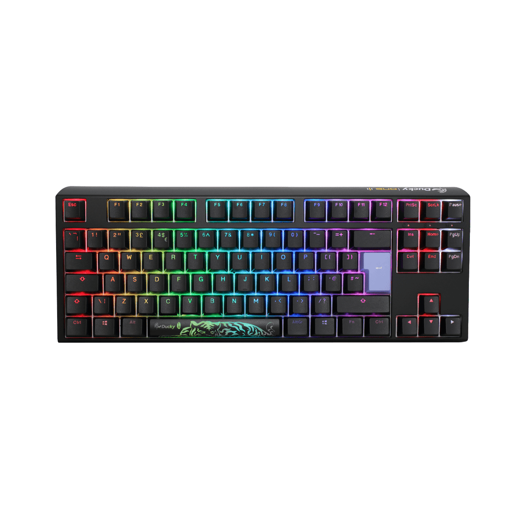 Ducky One 3 TKL Black UK ISO RGB Cherry MX Red
