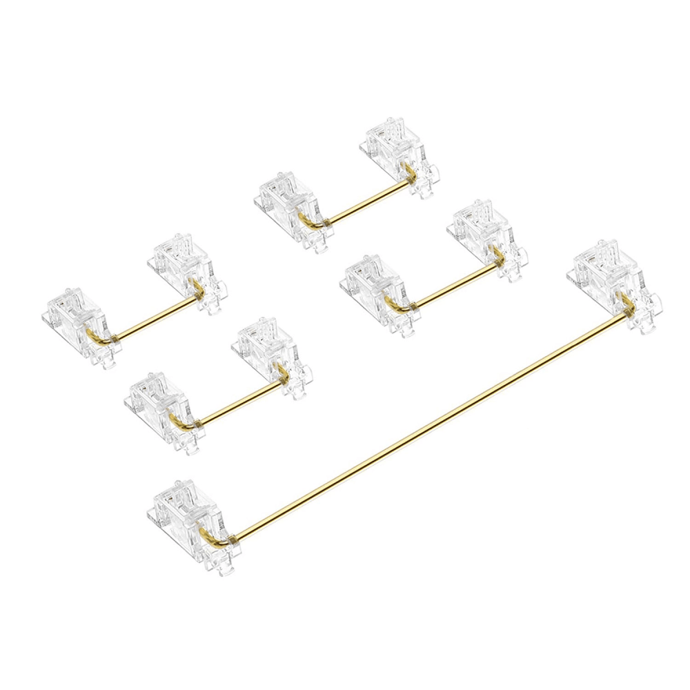 Durock V2 Screw-In Transparent Clear Stabilizers
