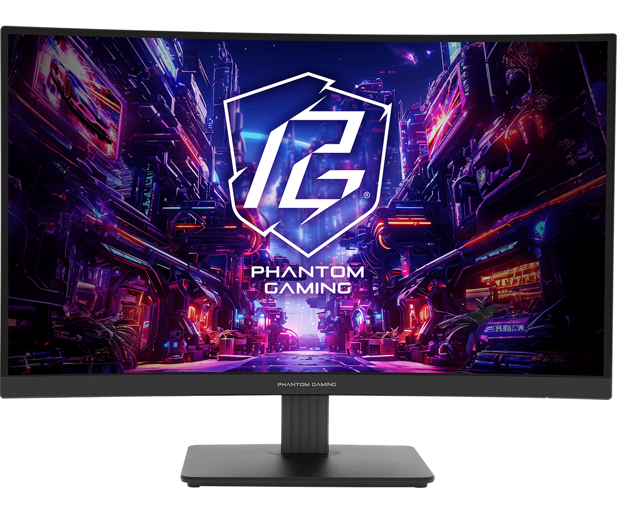 27" ASRock PG27QRT1B VA QHD 180HZ Curved Monitor