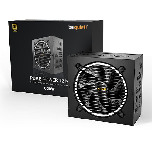 850W Be Quiet! Pure Power 12 M ATX 3.1 Gold PSU