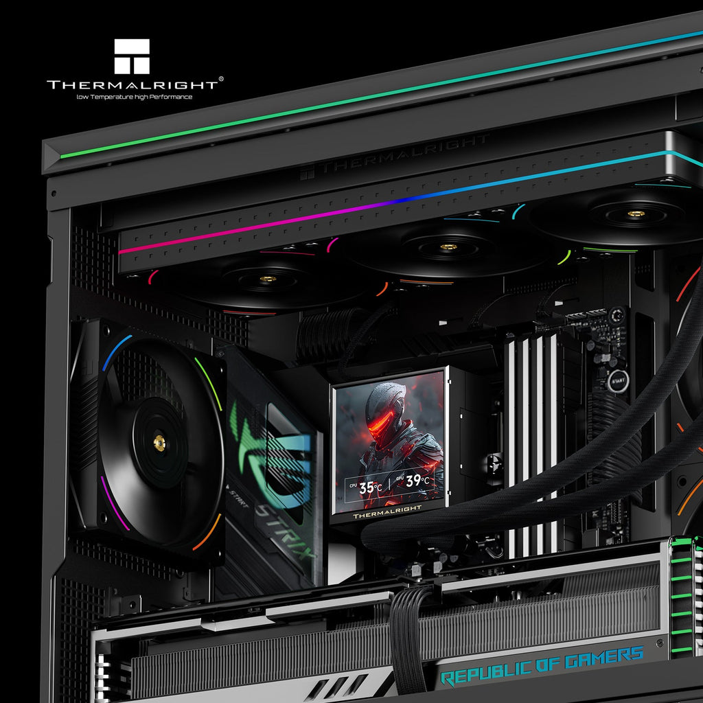 Thermalright Peerless Vision 360 UB ARGB Black LCD AIO Liquid Cooler