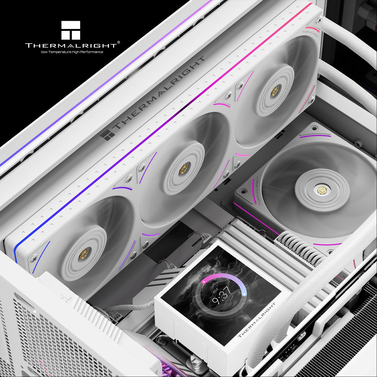 Thermalright Peerless Vision 360 UB ARGB White LCD AIO Liquid Cooler