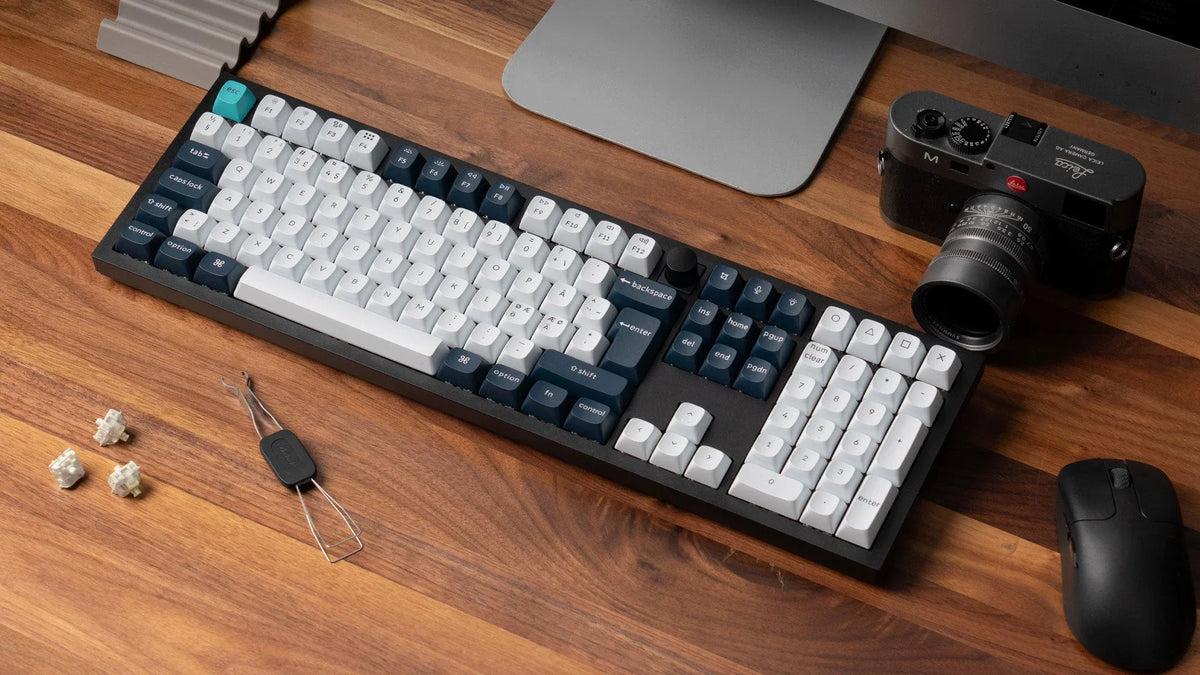 Keychron Q6 Max Carbon Black RGB Fullsize ISO UK Jupiter Brown