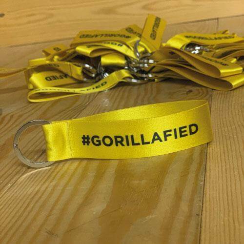 #GORILLAFIED KEYRING TAG