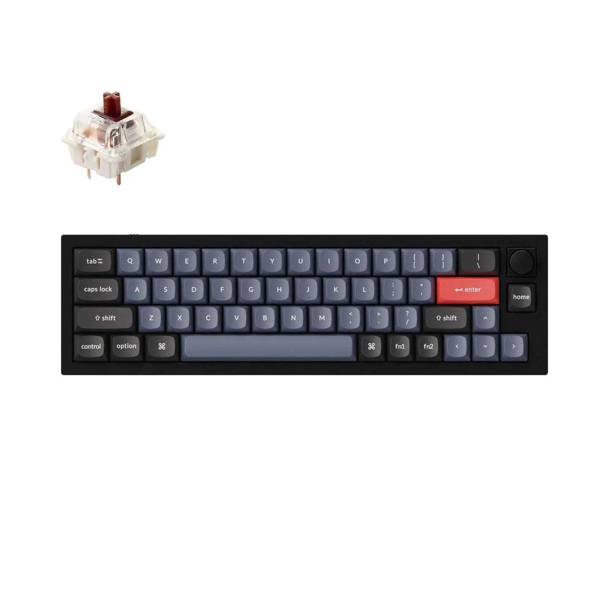 Keychron Q9 Knob Aluminium RGB 40% ANSI Gateron Brown
