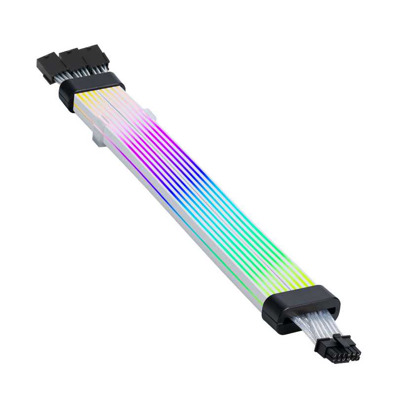 Asiahorse 3 x 8 Pin to 12VHPWR Black ARGB GPU Cable