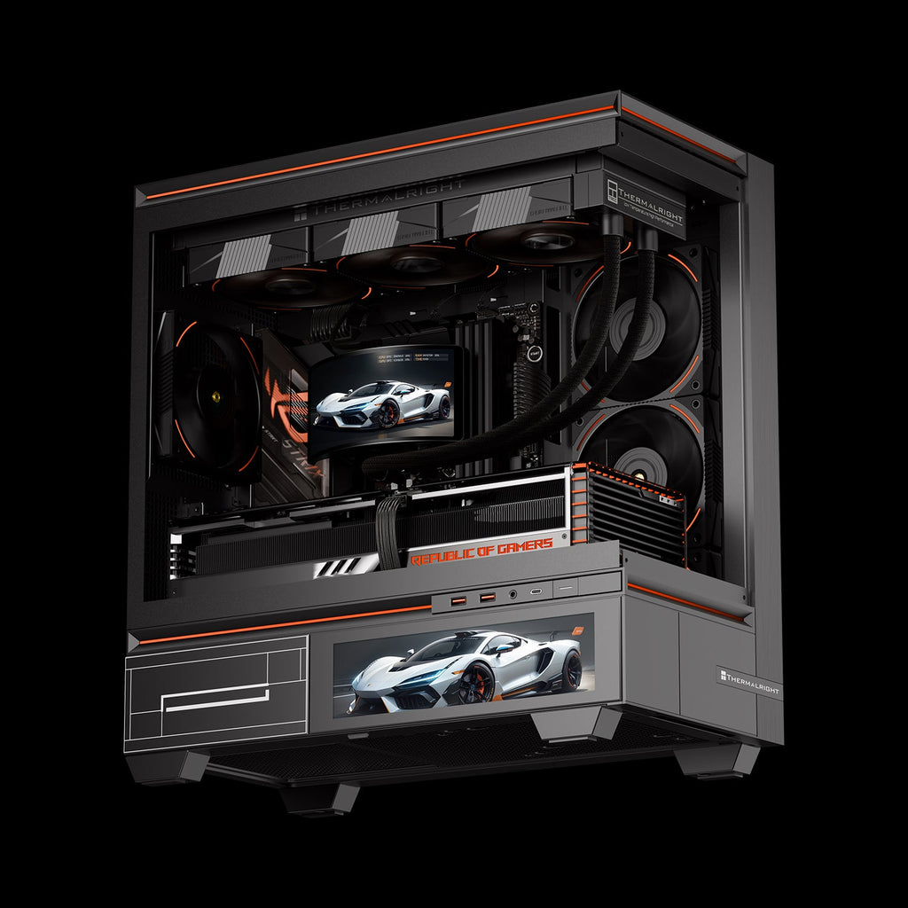 Thermalright Rainbow Vision 360 Turbo ARGB Black OLED AIO Liquid Cooler