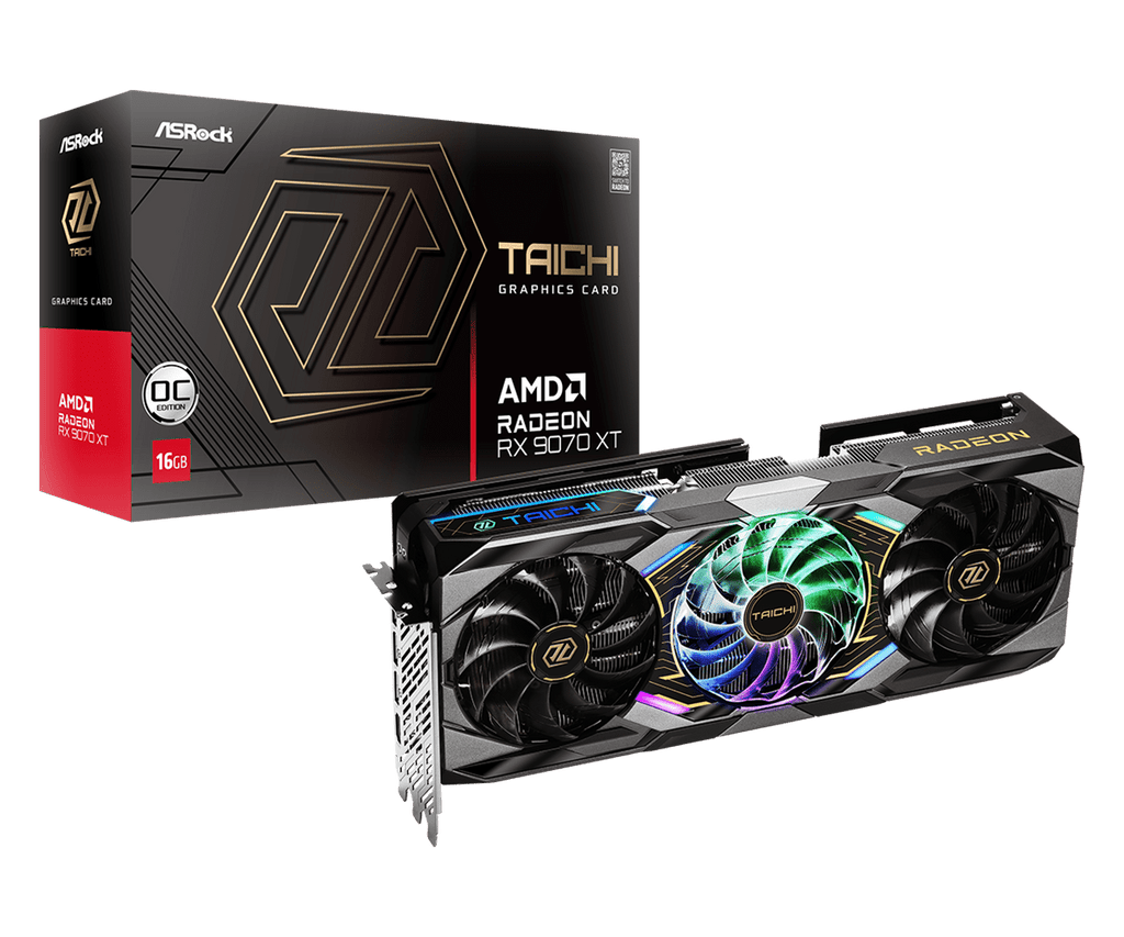 ASRock RX 9070 XT Taichi OC 16GB Graphics Card