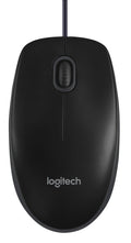 LOGITECH B100 OPTICAL USB MOUSE BLACK