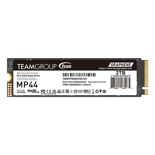 2TB TeamGroup MP44 PCIe 4.0 NVMe M.2 SSD