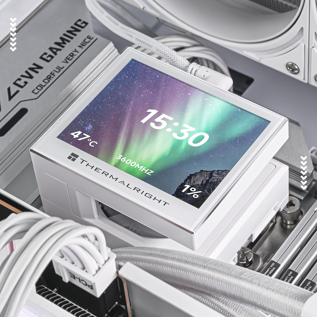 Thermalright Stream Vision 360 White LCD AIO Liquid Cooler