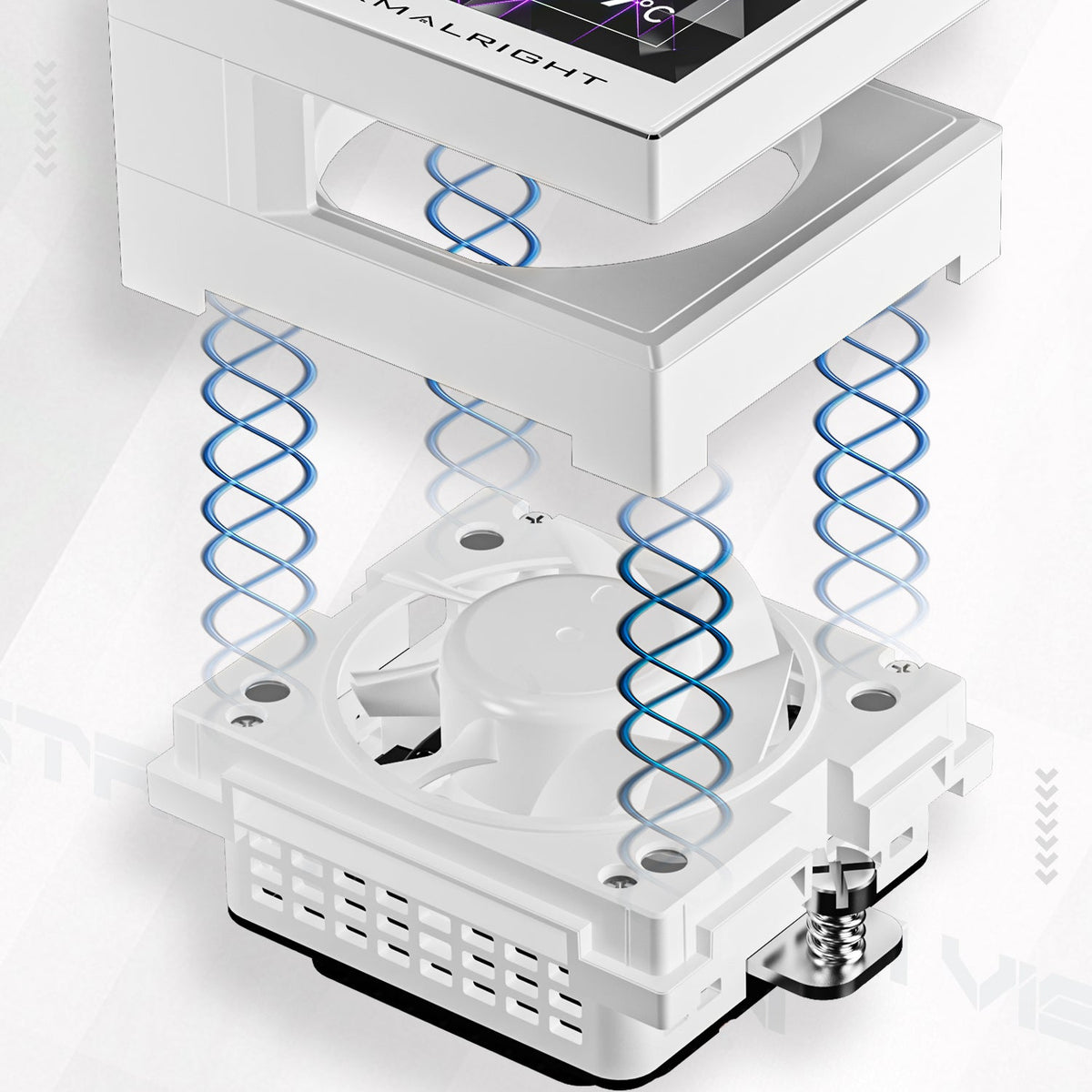 Thermalright Stream Vision 360 White LCD AIO Liquid Cooler