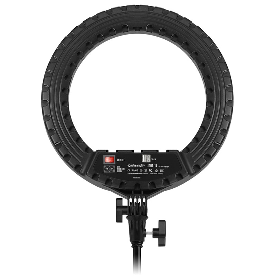 Streamplify LIGHT 14" White LED Ring Light