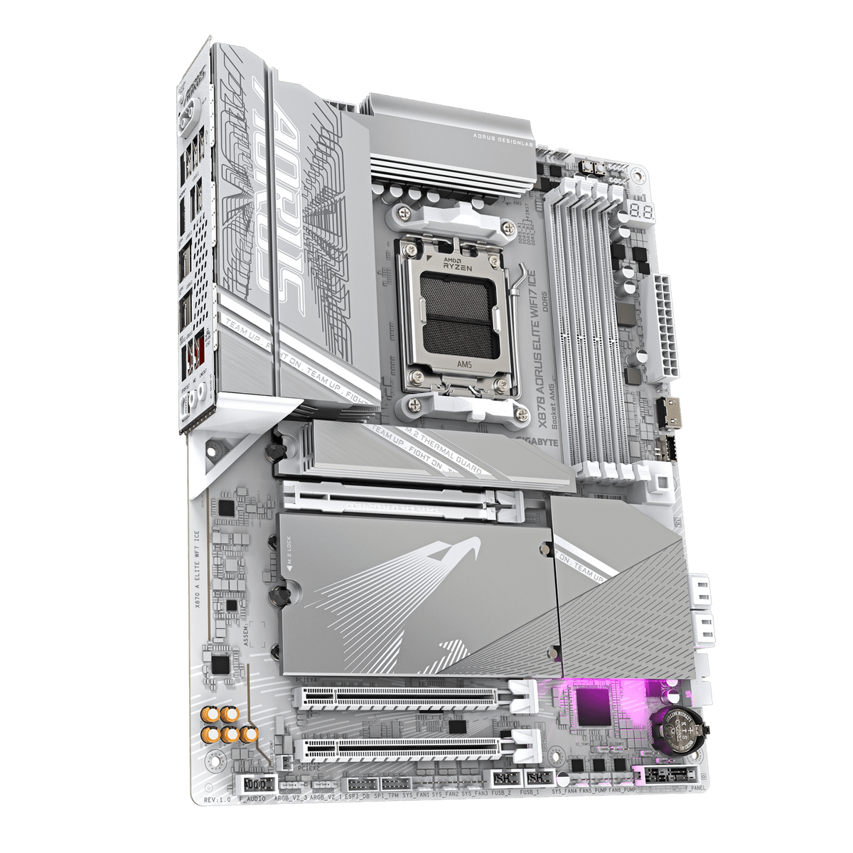 Gigabyte X870E Aorus Elite WIFI7 ICE ATX AM5 Motherboard