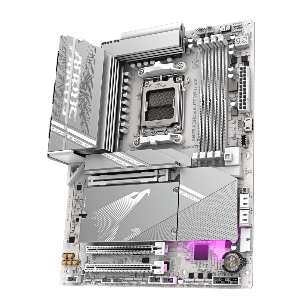 Gigabyte X870E Aorus Elite WIFI7 ICE ATX AM5 Motherboard