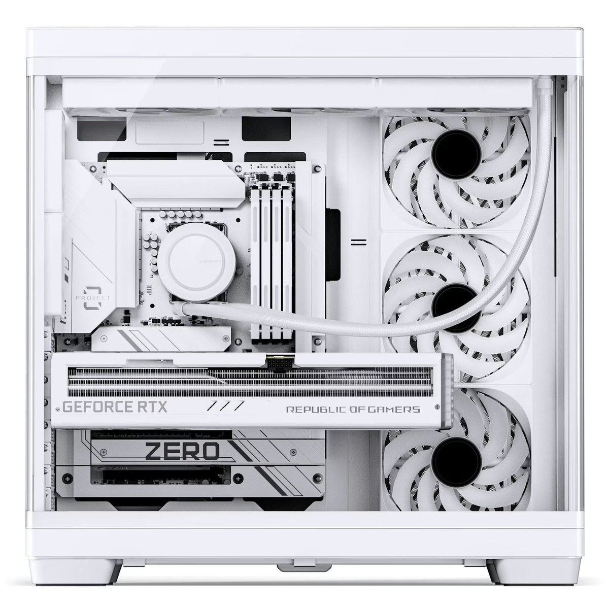 Jonsbo TK-4 White ATX Glass Case