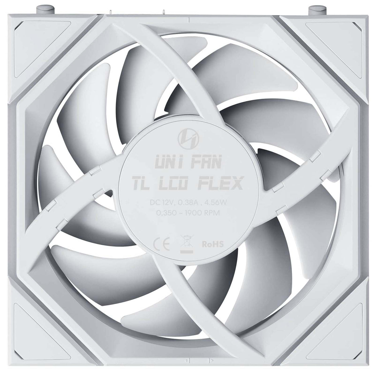 Lian Li UNI FAN TL LCD FLEX Reverse 120mm Fan - White