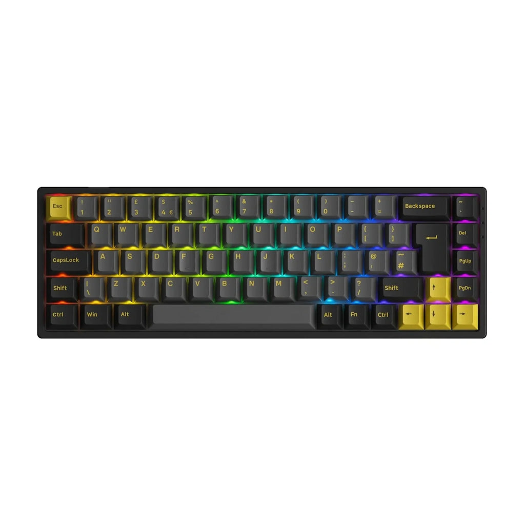 Akko 3068B Plus Black&Gold RGB 65% ISO UK CS Jelly Purple