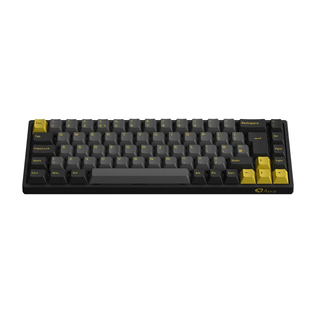 Akko 3068B Plus Black&Gold RGB 65% ISO UK CS Jelly Purple