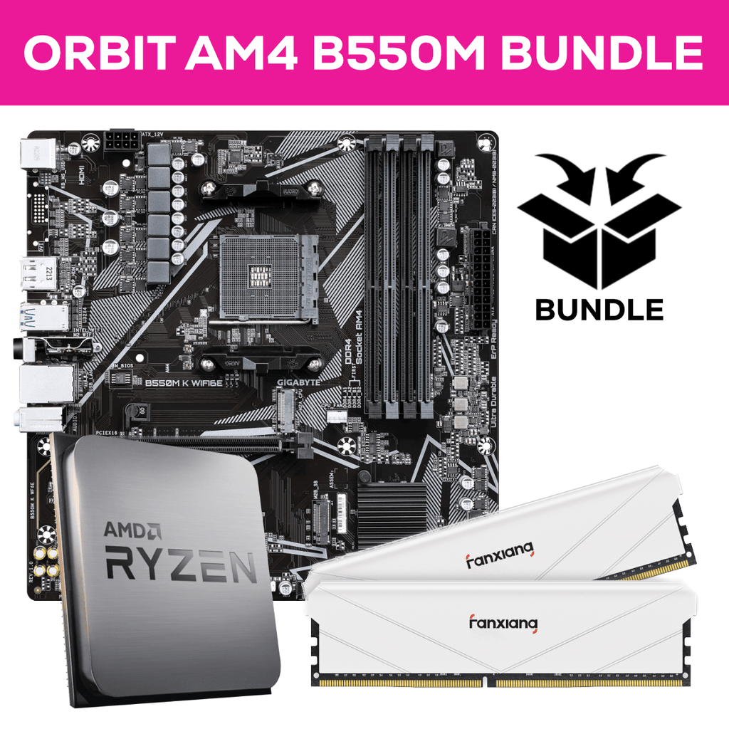 Orbit Ryzen AM4 Bundle - 32GB (2x16GB) 3200MHz DDR4 RAM & Gigabyte B550M K WIFI6E