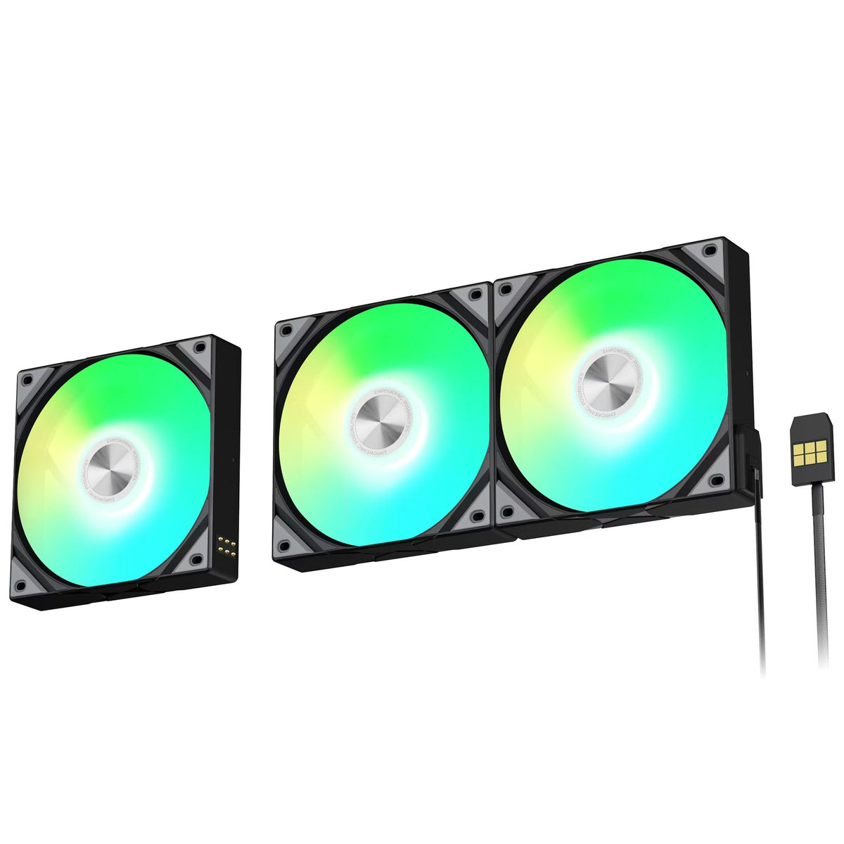 TRYX ROTA SL 120 Magnetic Connect ARGB Black 120mm Triple Pack
