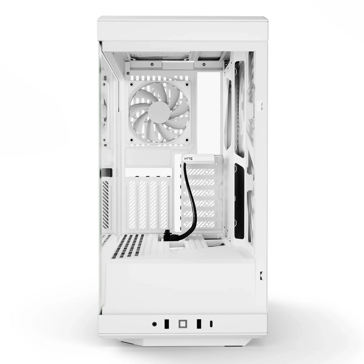 HYTE Y40 Mid Tower ATX PC Case Snow White