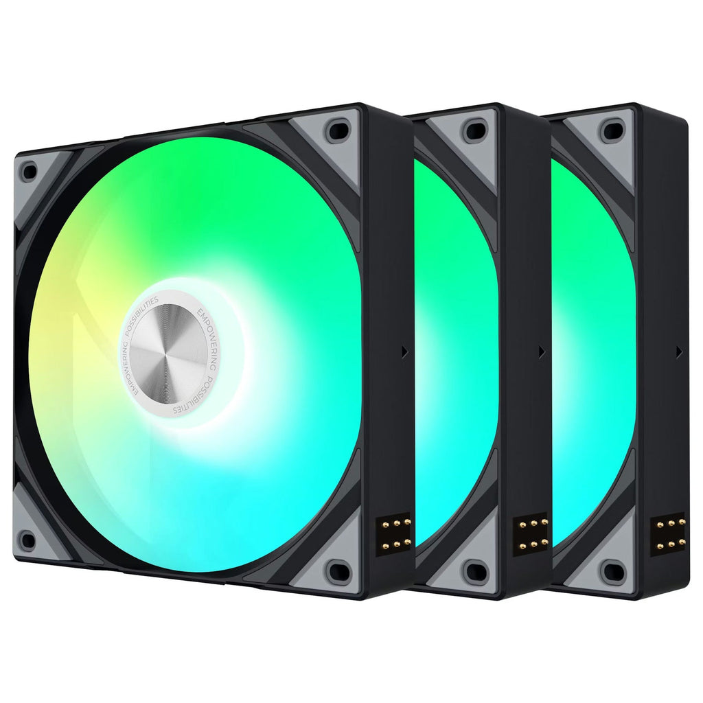 TRYX ROTA SL 120 Magnetic Connect ARGB Black 120mm Triple Pack