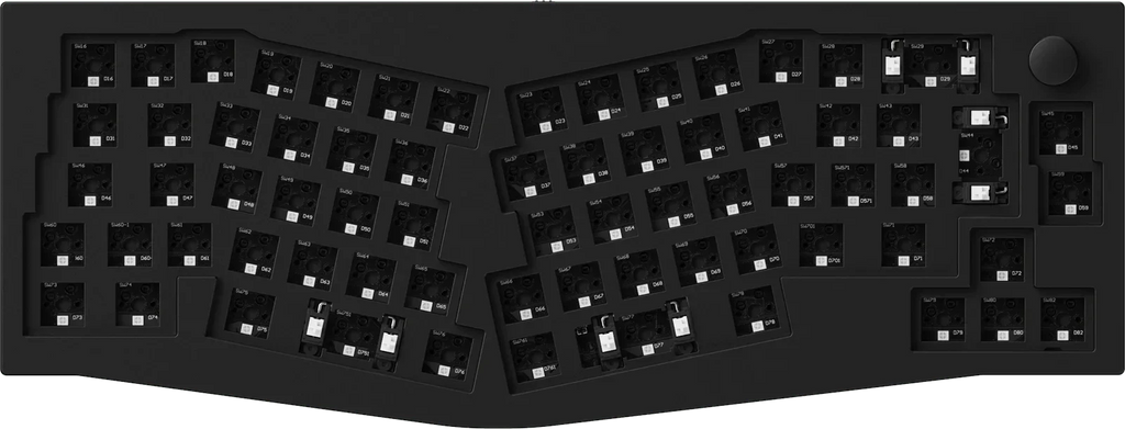 Keychron Q8 Carbon Black Alice RGB ISO Barebones