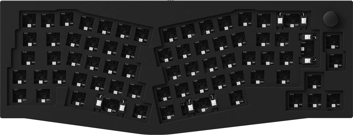 Keychron Q8 Carbon Black Alice RGB ISO Barebones