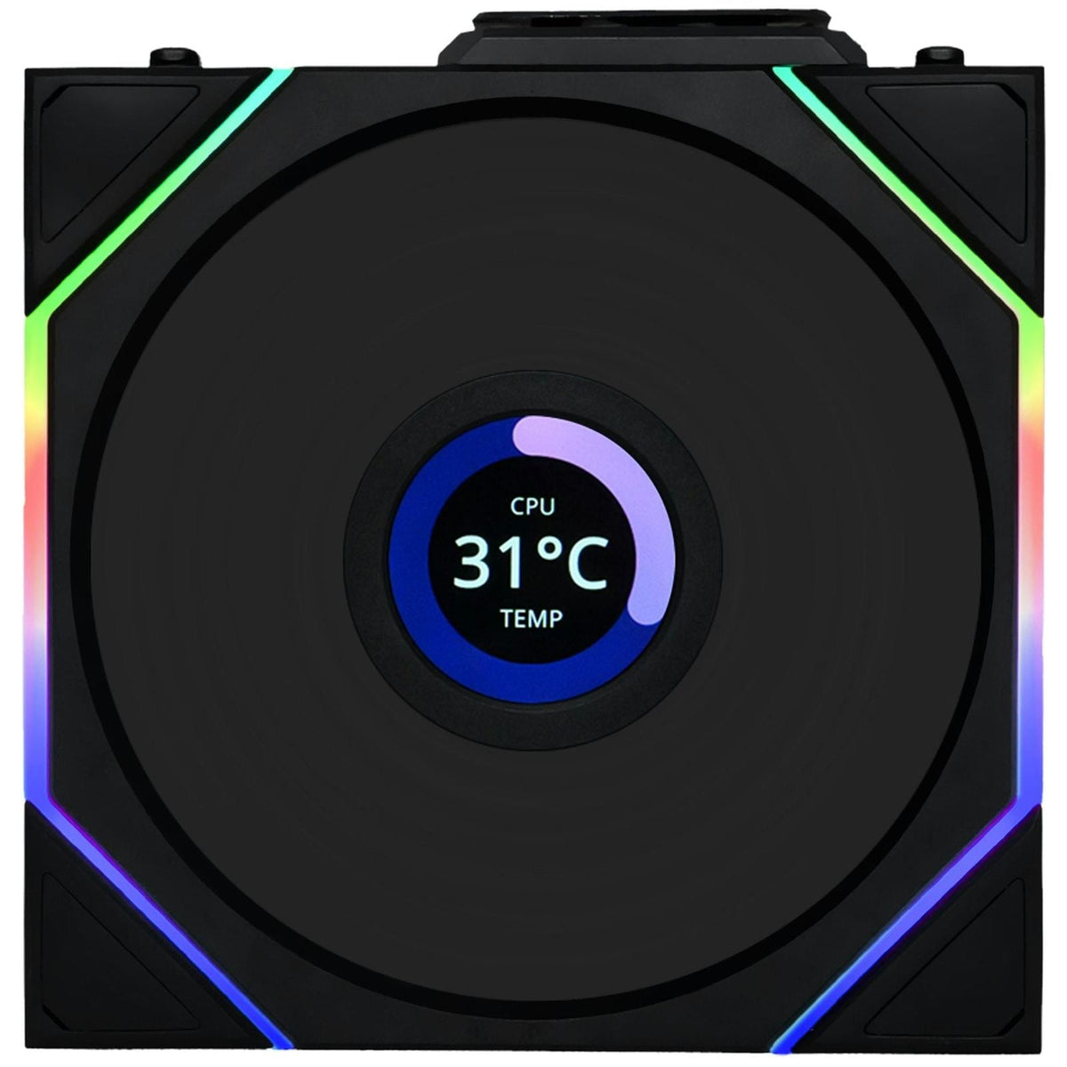 Lian-Li UNI FAN TL120 LCD Wireless Reverse ARGB Black 120mm Fan
