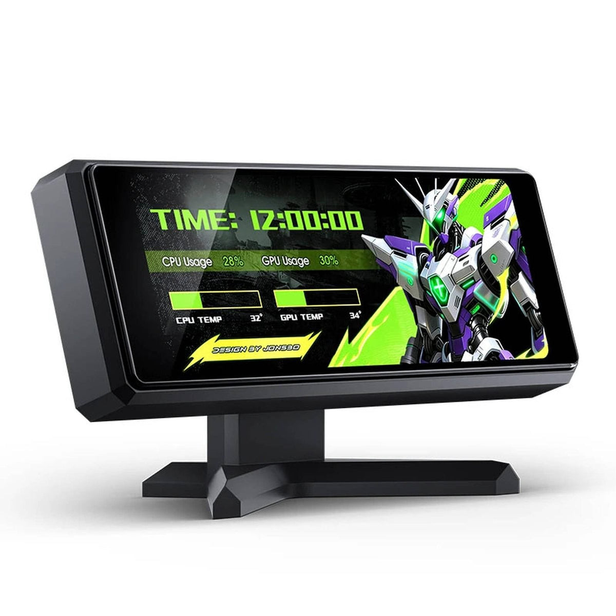 Jonsbo DS339 3.3" IPS Desktop Monitor - Black