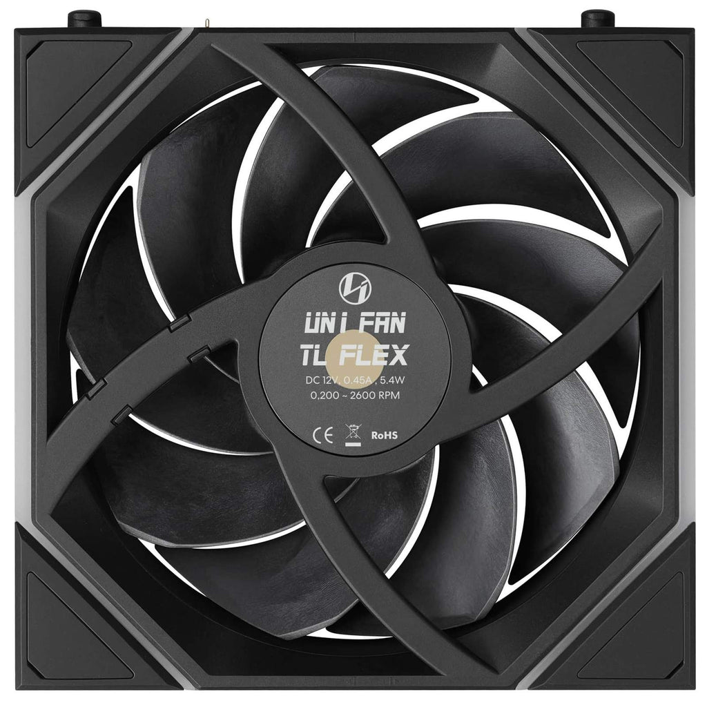 Lian Li UNI FAN TL FLEX 120mm Triple Fan Pack with Controller - Black