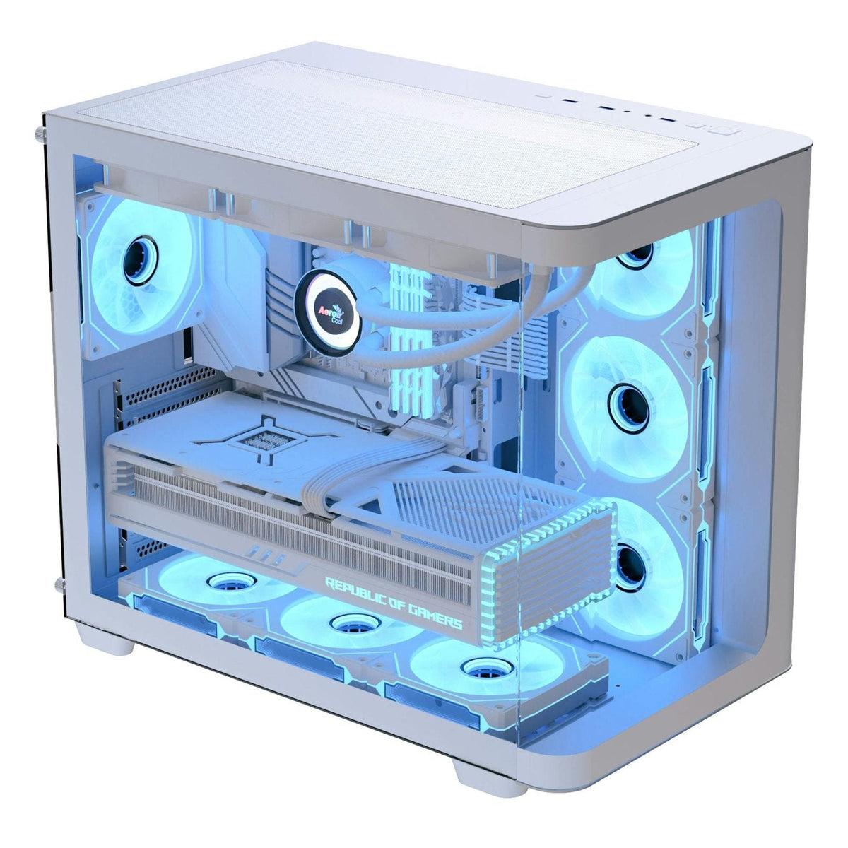 Aerocool P500C ARGB White ATX PC Case