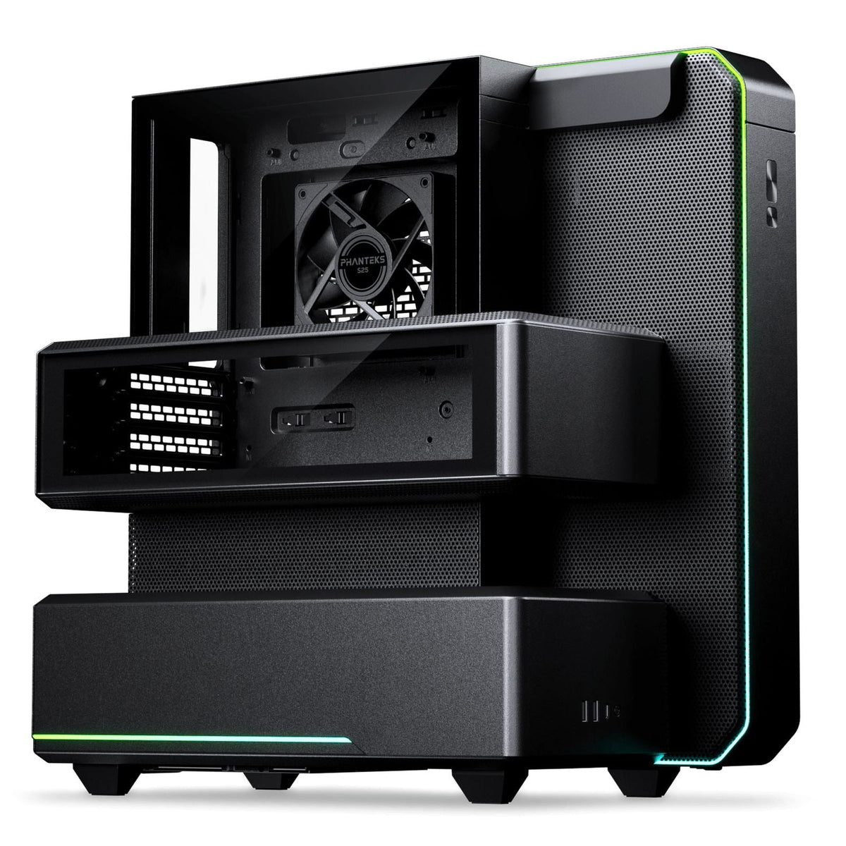 Phanteks EX5 High Airflow ATX Chamber Case - Satin Black