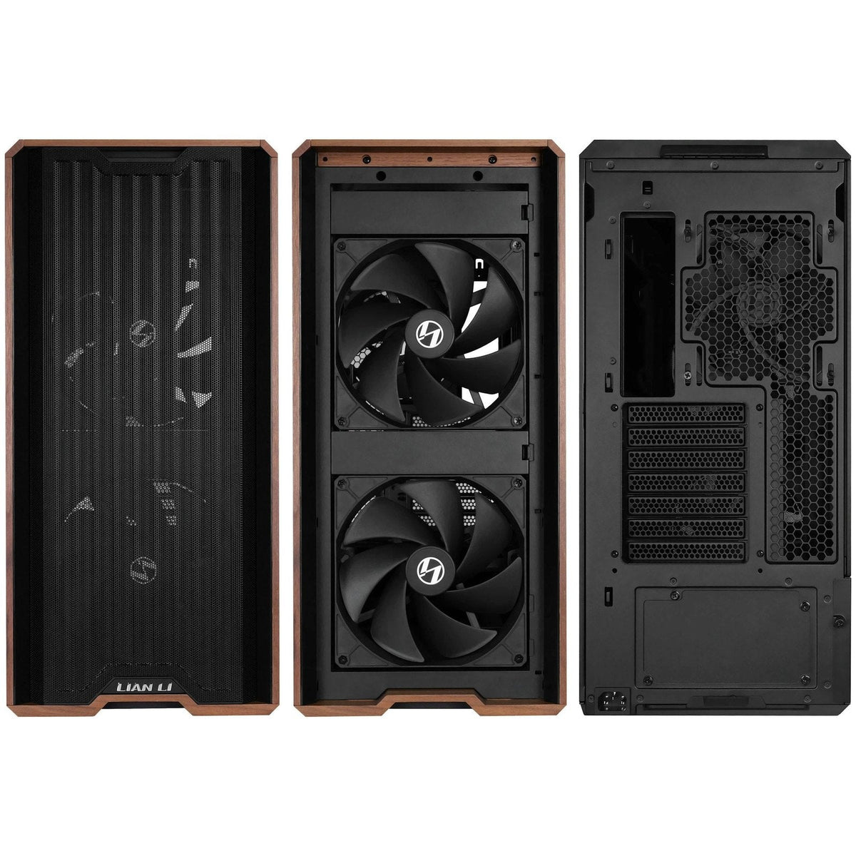 Lian Li Lancool 217 Black Wood ATX PC Case