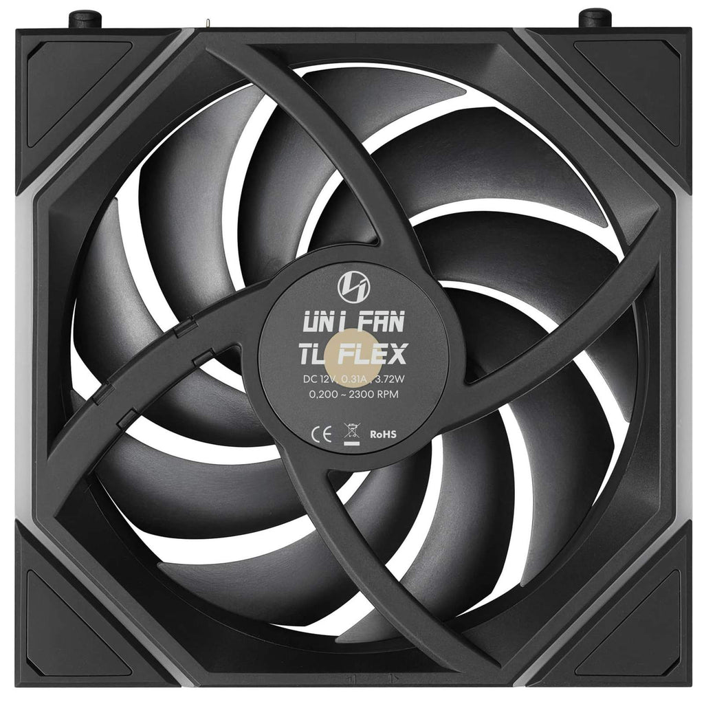 Lian Li UNI FAN TL FLEX Reverse 120mm Fan - Black