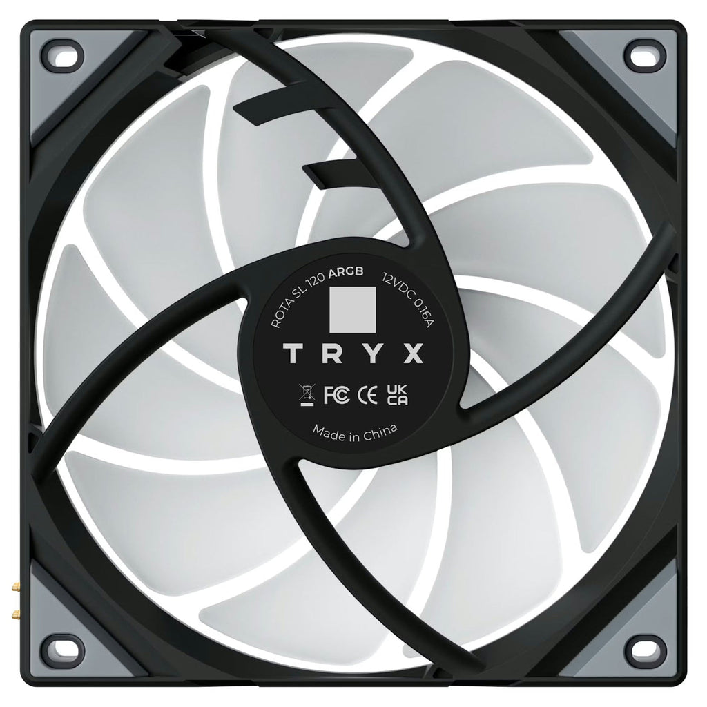 TRYX ROTA SL 120 Magnetic Connect ARGB Black 120mm Triple Pack