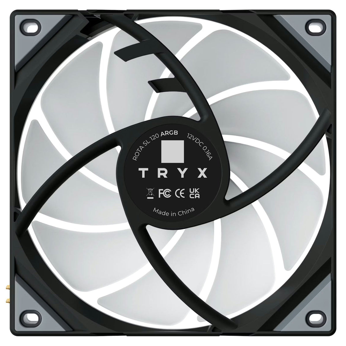 TRYX ROTA SL 120 Magnetic Connect ARGB Black 120mm Triple Pack