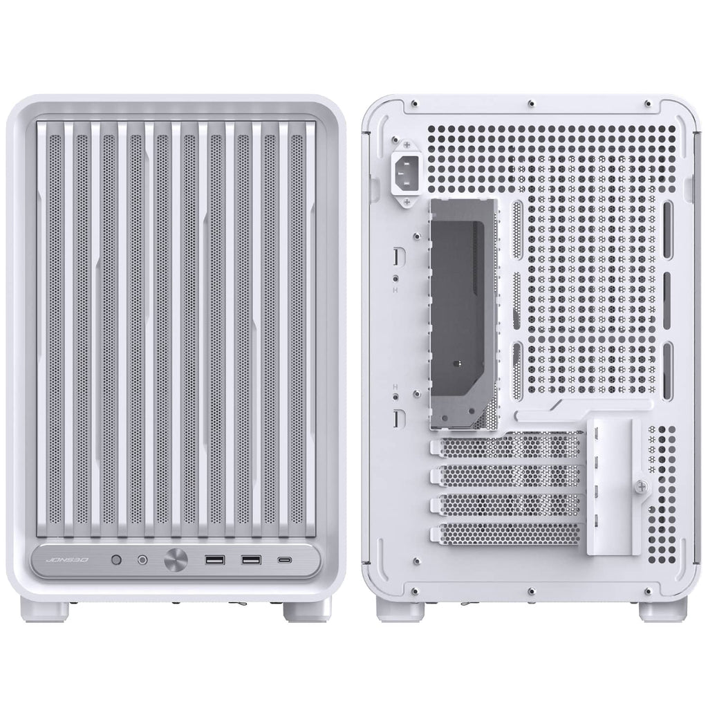 Jonsbo D33 STD Tempered Glass MATX Case - White