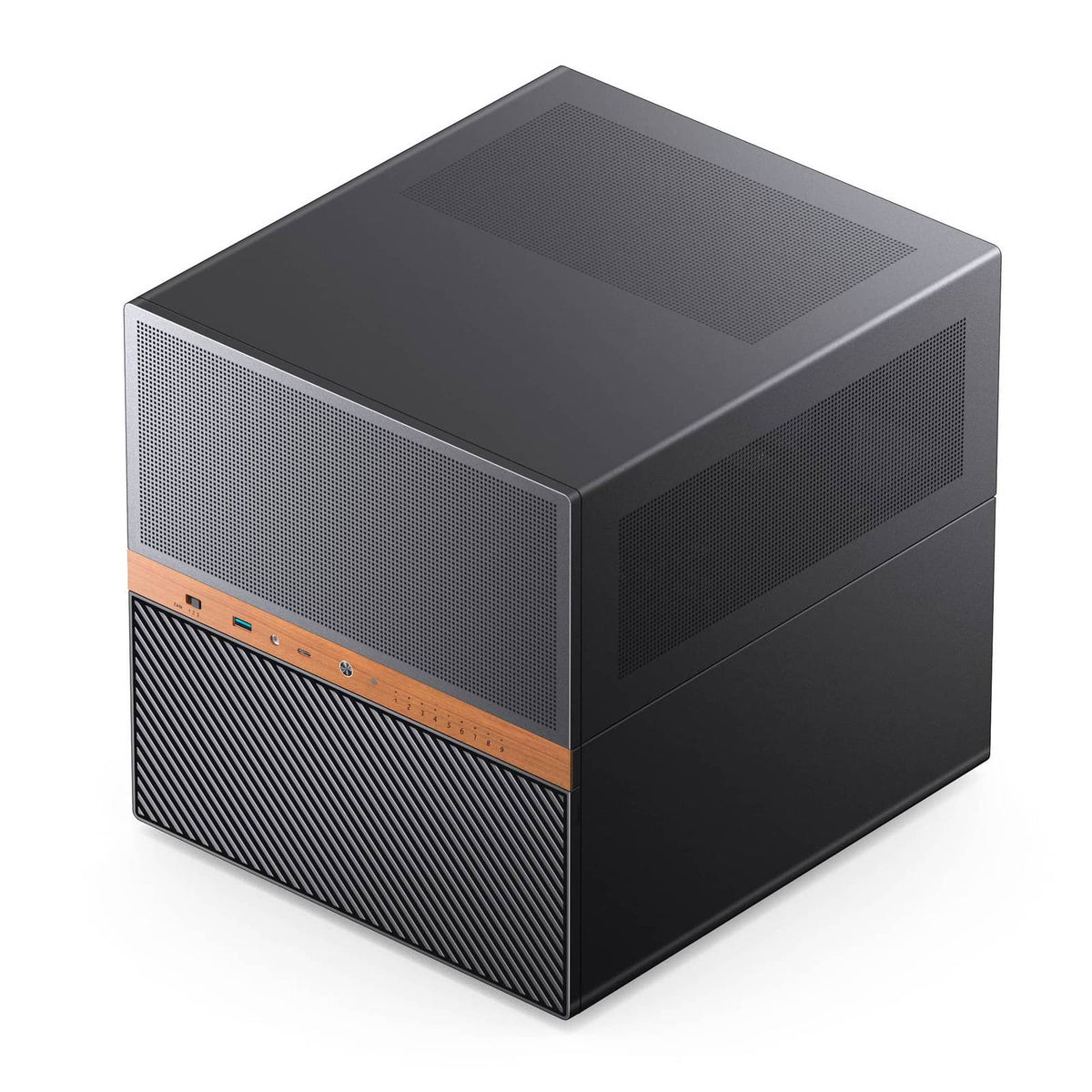 Jonsbo N6 Black Micro-ATX Case