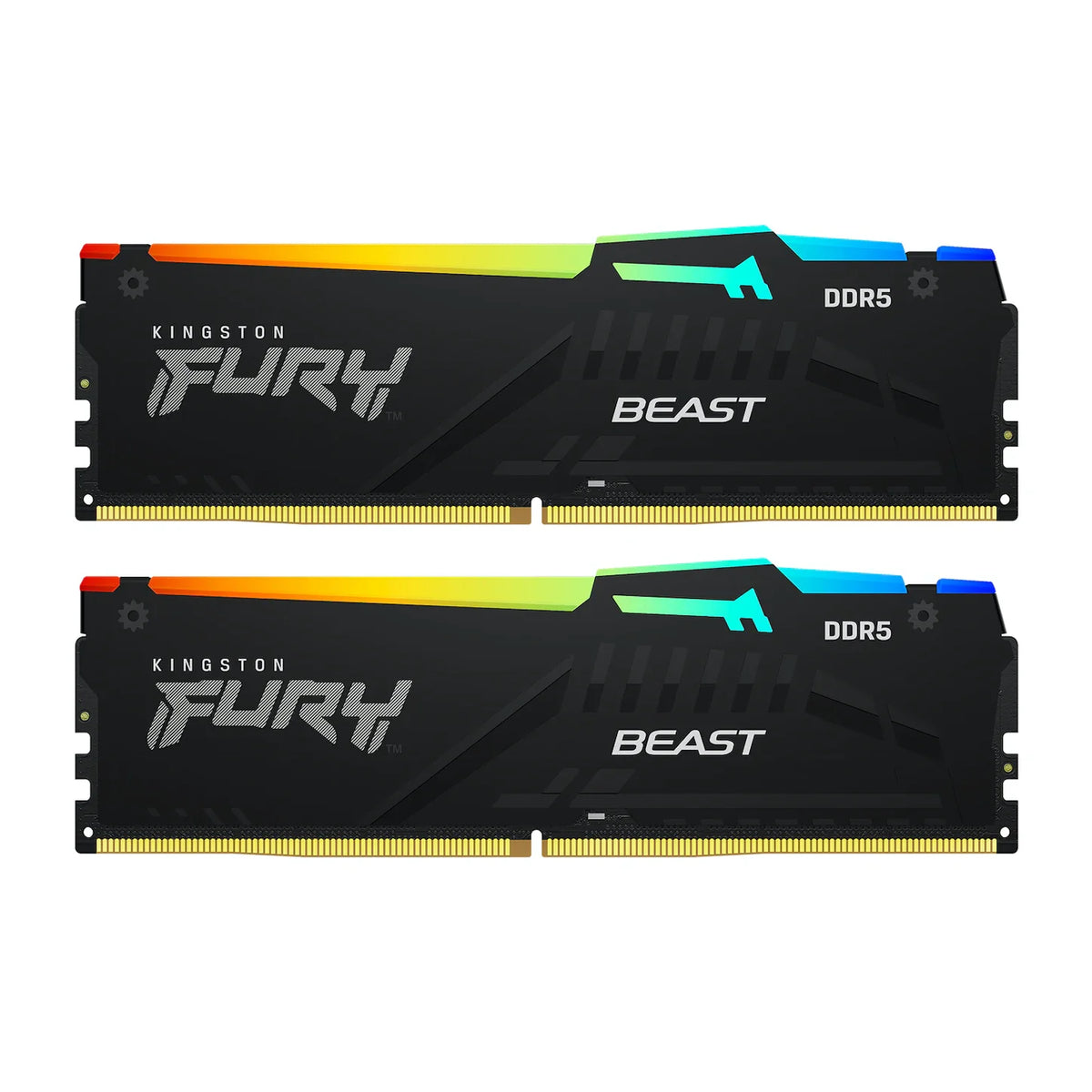 32GB (2x16GB) DDR5 5600MHz CL36 Kingston FURY Beast RGB RAM