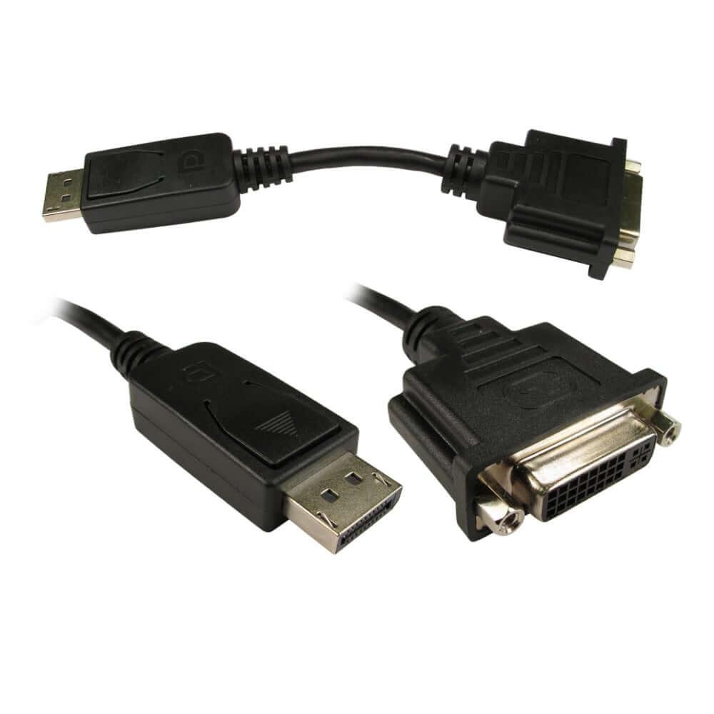15CM DISPLAY PORT M TO DVI F ADAPTER