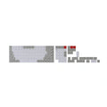Keychron Light Grey OEM ANSI Doubleshot ABS Keycap Set