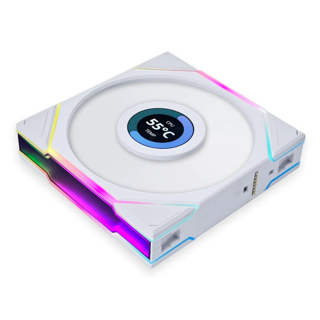 Lian-Li UNI FAN TL120 LCD A-RGB White 120mm Triple Pack