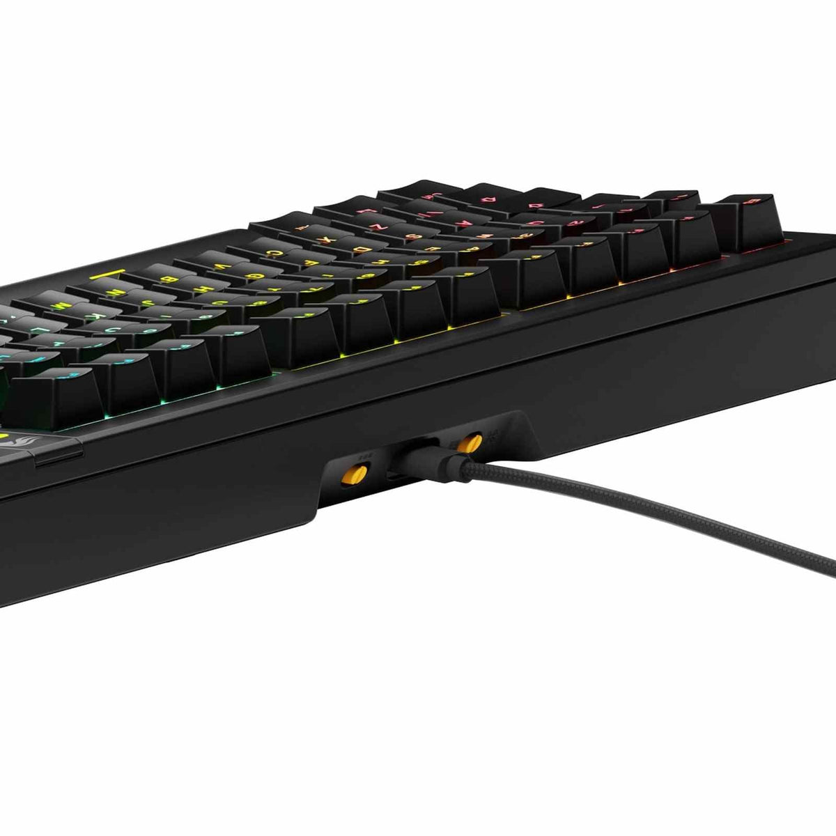 Glorious GMMK 3 HE 75% Prebuilt Wired Gaming Keyboard Fox HE Switches Black - UK Layout