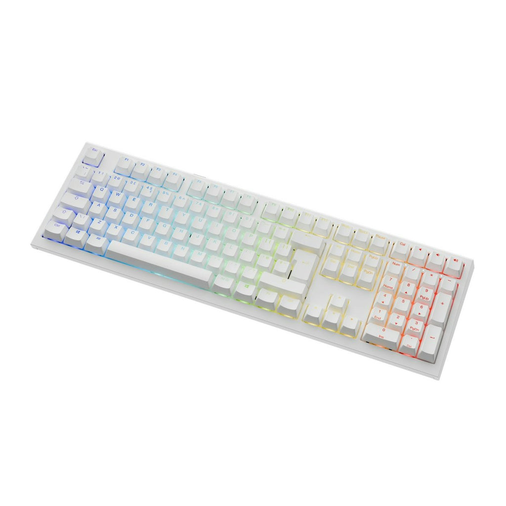 Ducky One X Fullsize ISO UK White Mechanical Keyboard