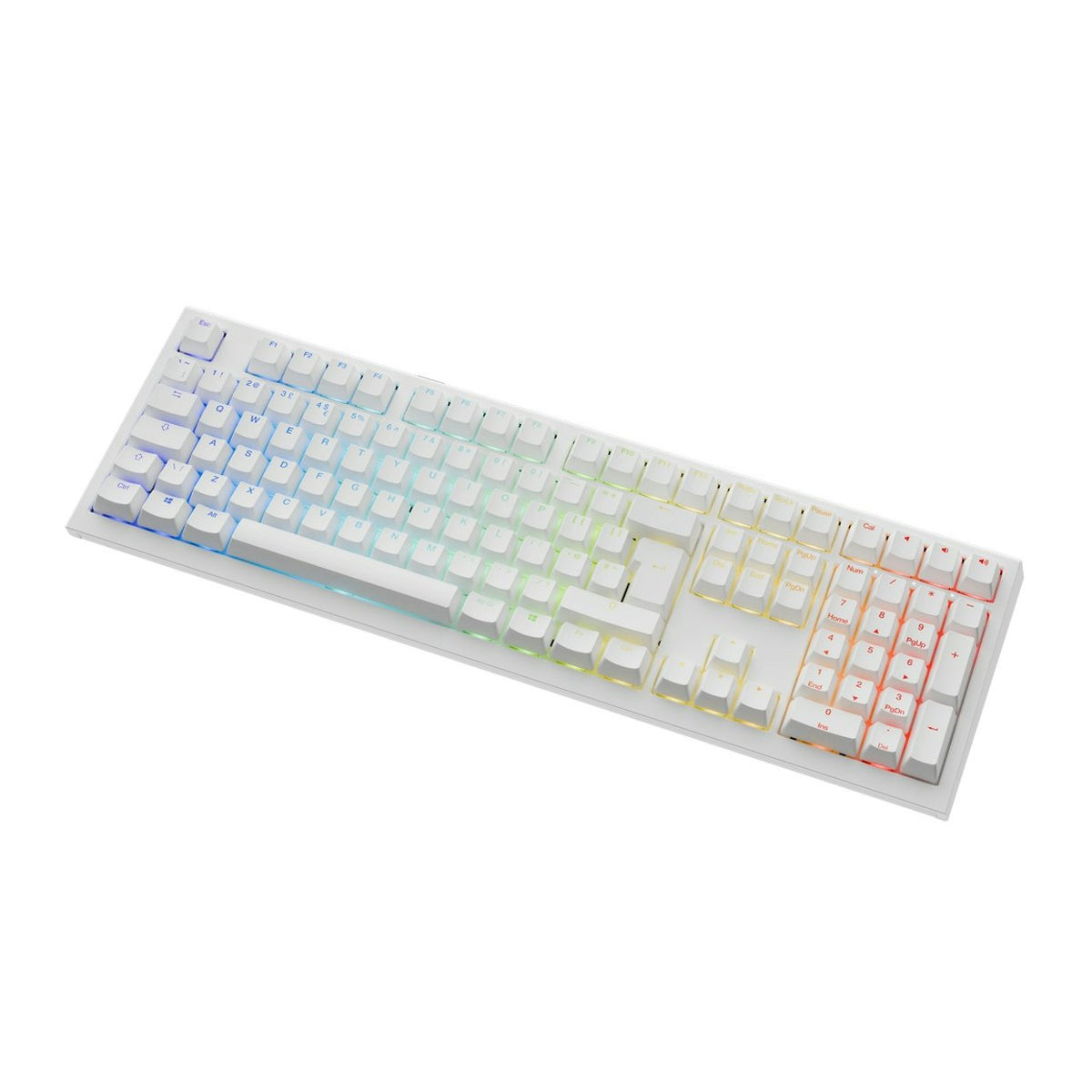 Ducky One X Fullsize ISO UK White Mechanical Keyboard