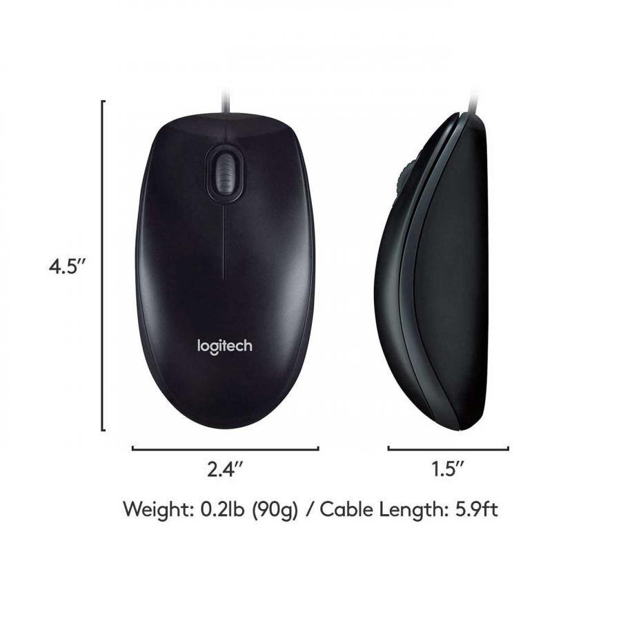 LOGITECH MK120 DESKTOP COMBO BLACK