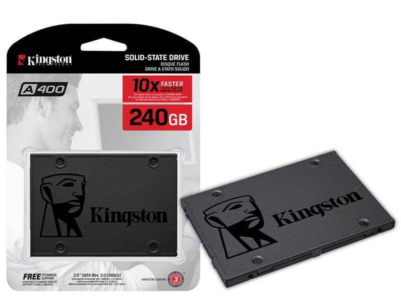 240GB Kingston A400 SATA3 2.5" SSD